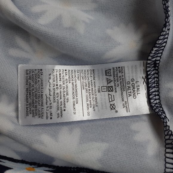 Long sleeve midi length daisy print dress - Picture 7 of 7